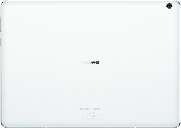 Actual product image Huawei MediaPad M3 lite LTE 25.6 cm (10.1 inch) Tablet PC 3 GB RAM, 32 GB, White (4G, 10.10", 3 GB, White)