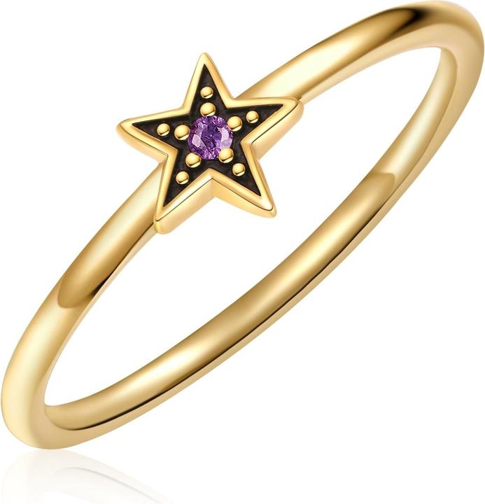 Immagine prodotto Glanzstücke München Anello da donna con stella in argento - 34582 (56, 925 Argento)