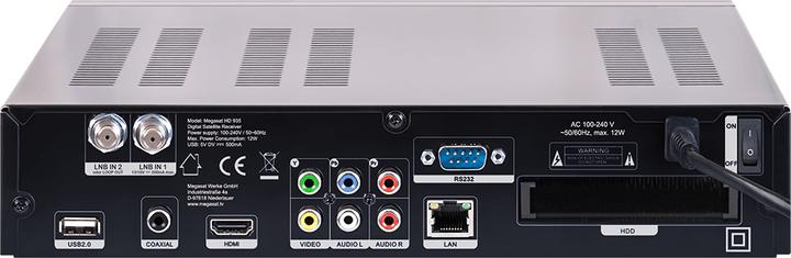 Produktbild Megasat HD 935 Twin - Digitaler Multimedia-Receiver (DVB-S2, DVB-S)