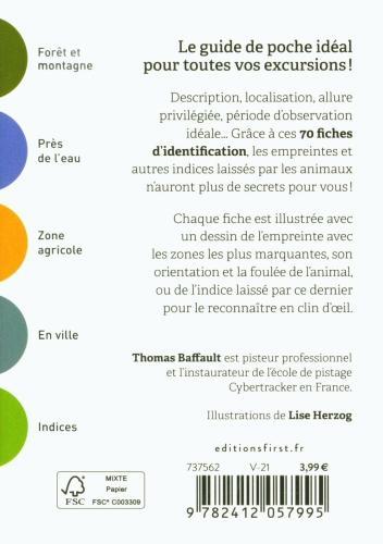 Produktbild Le petit guide des empreintes animales (Französisch, Baffault Thomas, 2022)