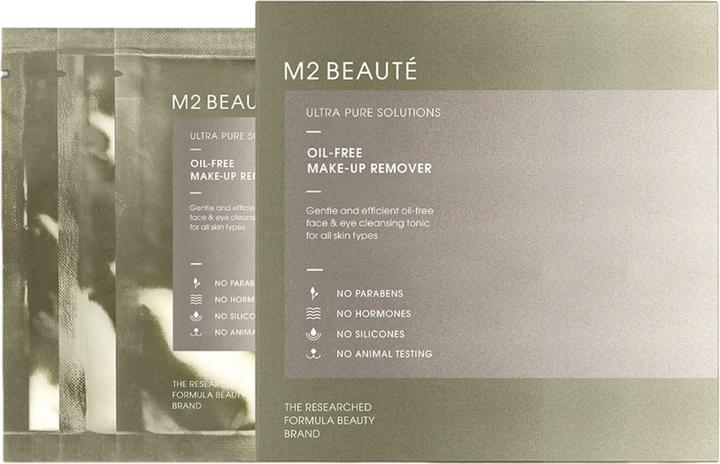 Image du produit M2 Beauté M2Beauté - Pads démaquillants pour les yeux sans huile (Chiffons de nettoyage, 10.50 ml)