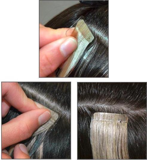 Produktbild Balmain Easy Volume Tape Extensions 40 cm (10A Extra Super Light Ash Blonde)