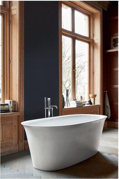 Produktbild Duravit Badewanne WHITE TULIP 180x90 freistehend 2 Rückenschrägen weiss