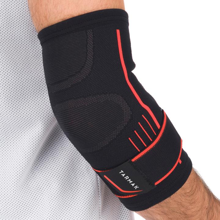 Tarmak Ellenbogenbandage Mid 500 links/rechts Damen/Herren schwarz (4)