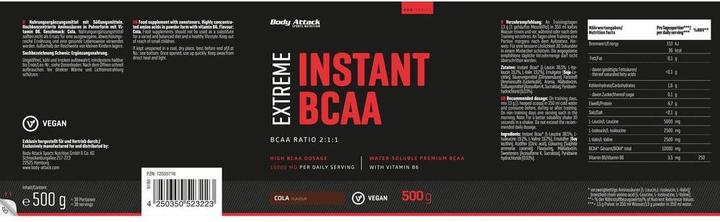 Produktbild Body Attack Extreme Instant BCAA (1 Stück, Pulver, 500 g)