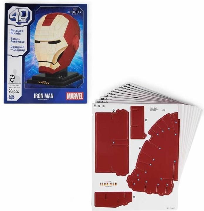 Immagine prodotto Spin Master FDP APZ Marvel Iron Man Helmet GML (96 pezzi)