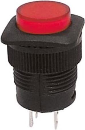 Produktbild Velleman Push-Button Switch Off-On With Red Led