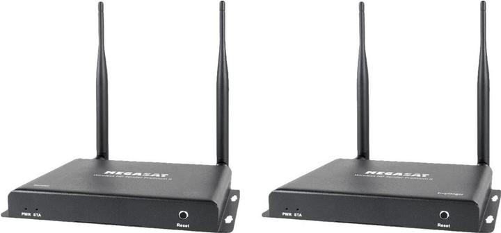 Produktbild Megasat HDMI Funkübertragung (Set) Wireless HD Sender Premium II 200 m 20 kHz, 60 kHz 1920 x 1080 Pixel (200 m, HDMI 2.0)