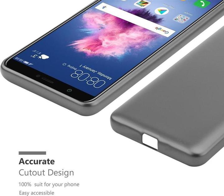 Immagine prodotto Cadorabo Copertura metallica opaca in TPU (Huawei Enjoy 7S, Huawei P Smart (2018))