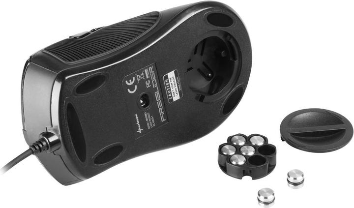 Actual product image Sharkoon FireGlider Black (Cable)