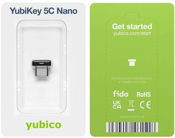 Productafbeelding Yubico YubiKey 5C Nano