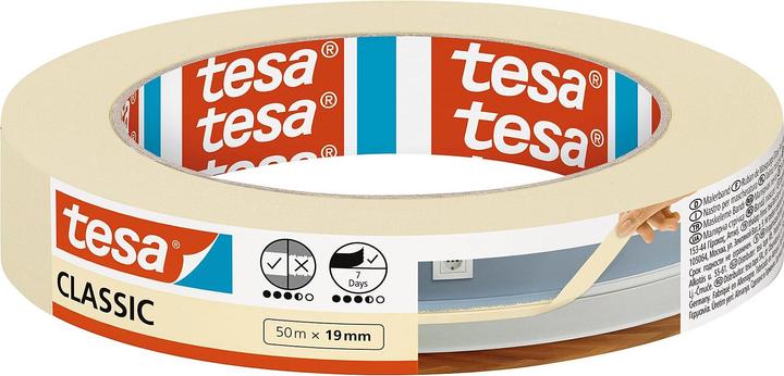 tesa Ruban de peintre CLASSIC (19 mm)