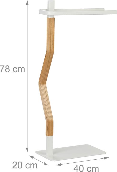 Actual product image Relaxdays Towel rack