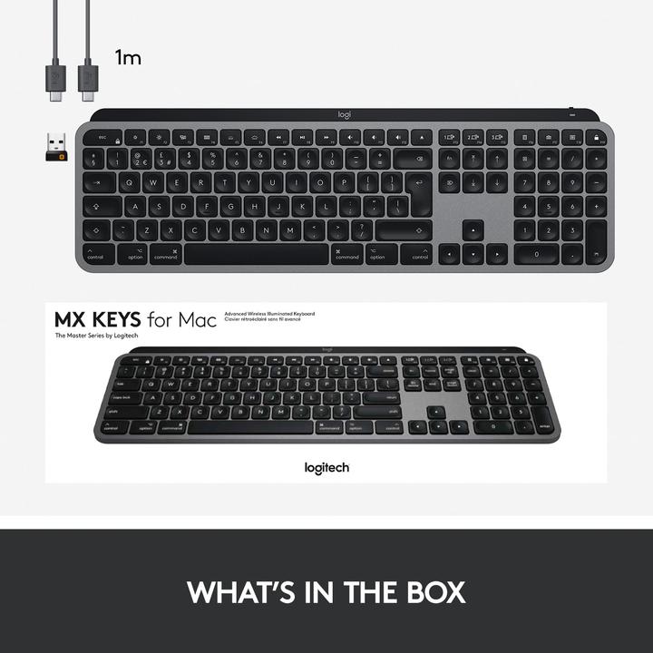 Immagine prodotto Logitech MX Keys per Mac (CH, Senza fili)