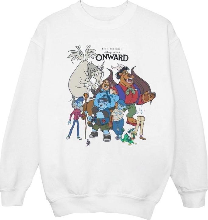 Disney Onward Character Collage Sweatshirt (L)
