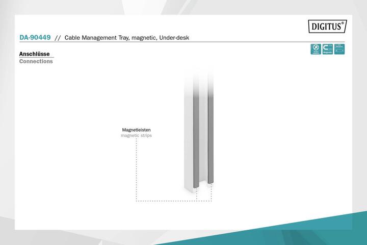 Produktbild Digitus Kabelmanagment Kanal (Kabelkanal, 35 cm)