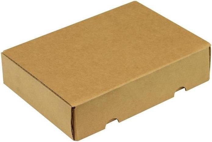 Actual product image Transpak Hinged box 1-wall dimensions 235x175x55mm C5 quality 1.4B brown brown (50 x)