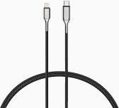Image du produit Cygnett Câble blindé Lightning vers USB-C 2M - Noir (2 m, USB 3.0, 30 W)