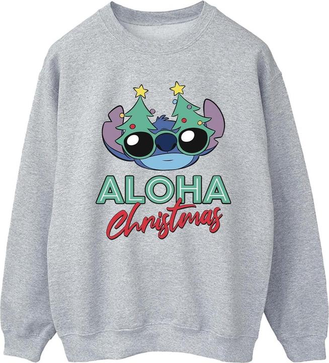 Disney Lilo And Stitch Christmas Tree Shades Sweatshirt (XXL)
