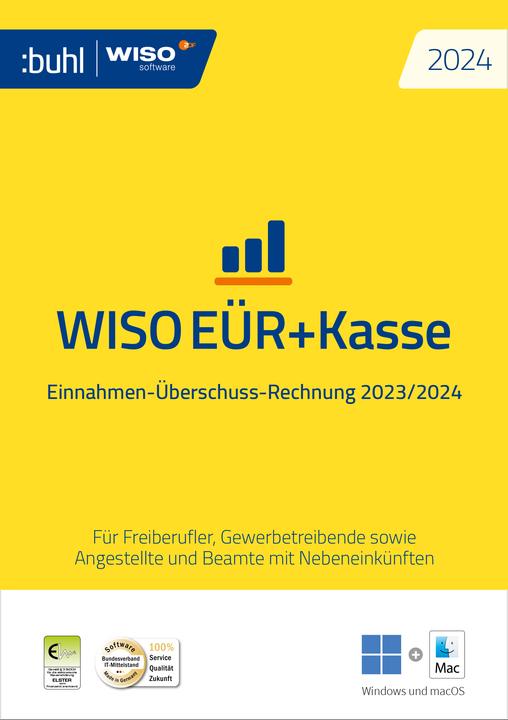 Produktbild Buhl Data Service Buhl Data WISO EÜR+Kasse 2024 PC und Mac (Download) (1 User, unbegrenzt)