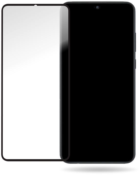 Actual product image Mobilize Black frame glass (1 Piece, Huawei Y6p)