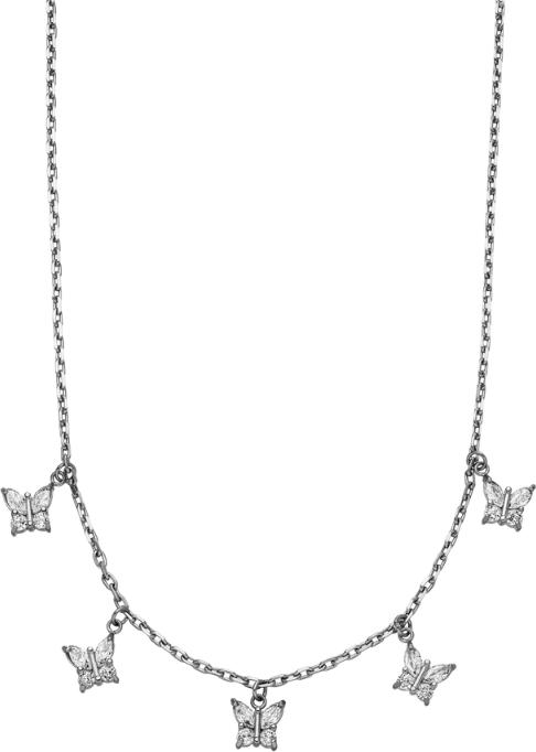 Purelei Butterfly Kette Silber (Edelstahl)