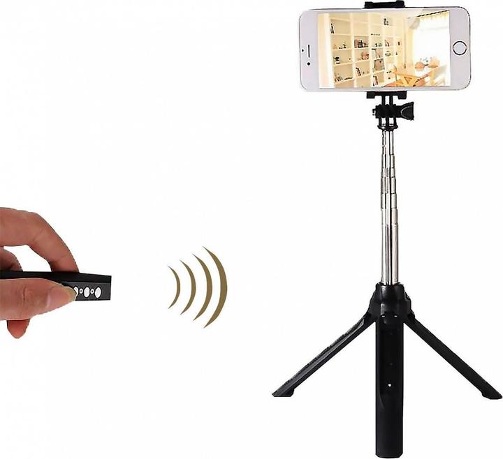 Produktbild Geschenkidee Selfie Bluetooth Stange mit Stativ und Fernauslöser
