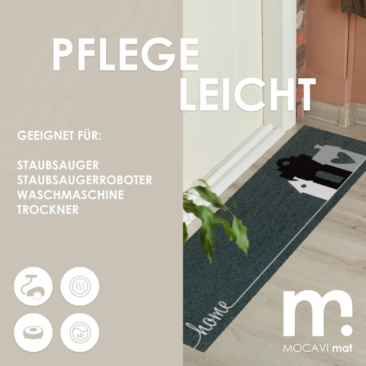 Actual product image Mocavi Shoe parking hygge home anthracite washable (100 x 70 x 3 cm)