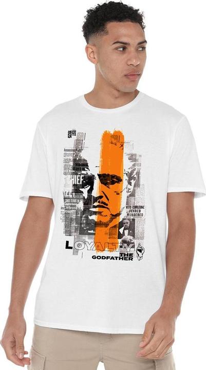 Immagine prodotto The Godfather Maglietta Don Vito Corleone Striscia di Giornale Uomo (4XL)