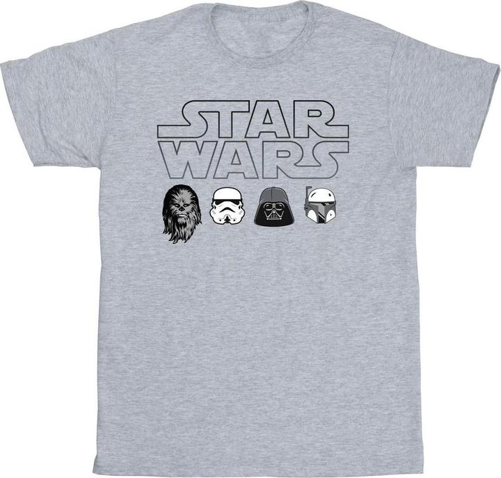 Produktbild Star Wars Character Heads TShirt (5XL)