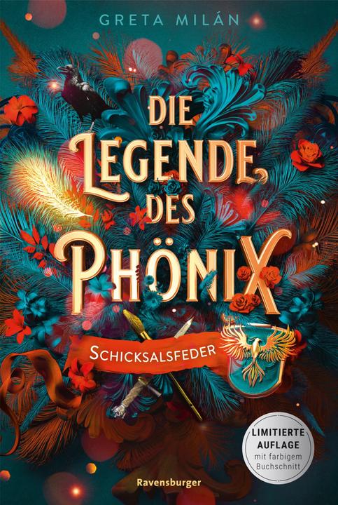 Actual product image Ravensburger Die Legende des Phönix, Band 2: Schicksalsfeder (German, Katt Phatt, Greta Milán, 2024)