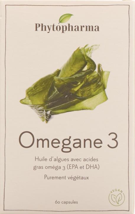 Image du produit Phytopharma Gélules d'huile d'algues Omegan 3 Vegan (1 pièce(s), Capsules, 75 g)