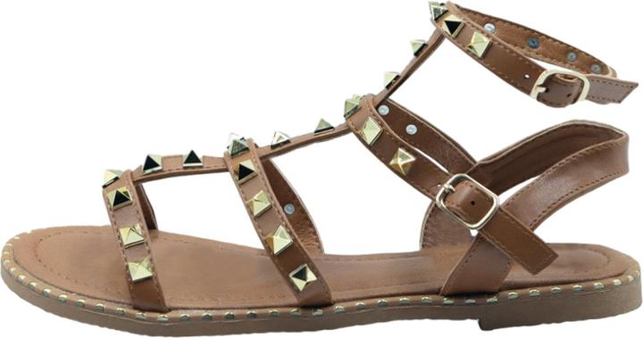 Actual product image Where's That From Womens/Ladies Natalia Studded PU Gladiator Sandals (39)