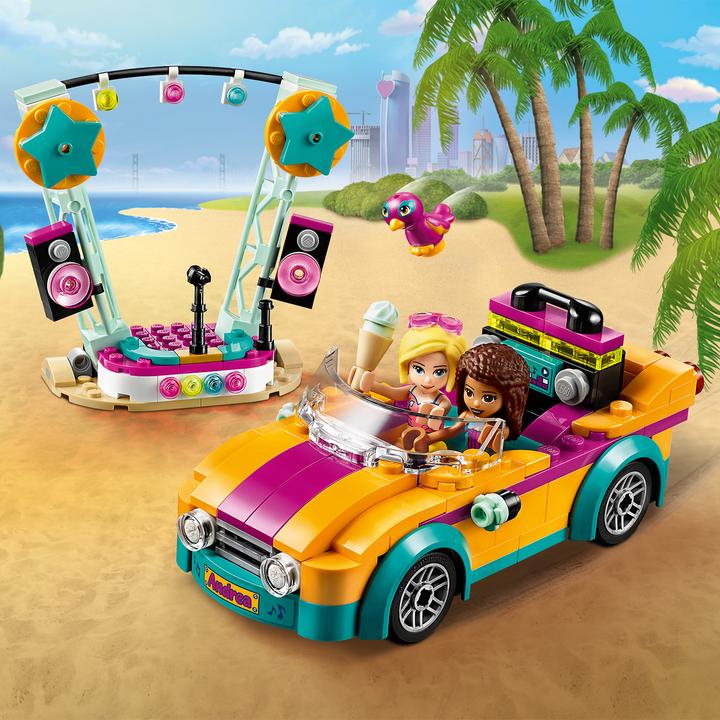 Produktbild LEGO Friends Andreas Bühne & Auto (41390, LEGO Friends)