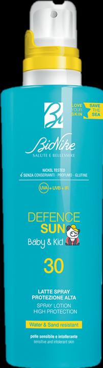 Immagine prodotto BioNike DEFENCE SUN Baby&Kid Latte Spray 30 (Spray solare, SPF 30, 200 ml)