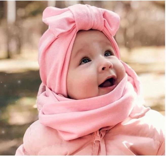 Actual product image MU Style Balleen Series turban hat for children (One size)