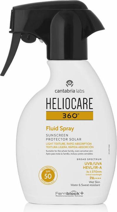 Heliocare 360ao Fluid Spray Spf50 250ml (Sonnenspray, SPF 50, 250 ml)