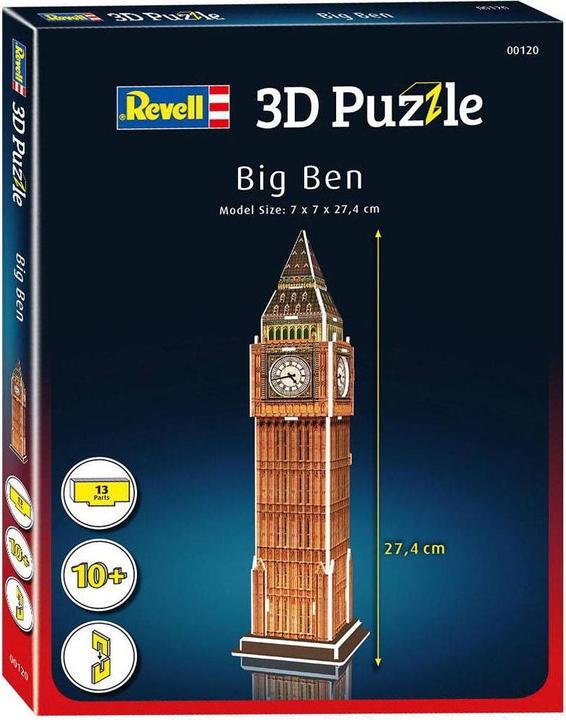 Actual product image Revell 3D Puzzle Big Ben (13 pieces)