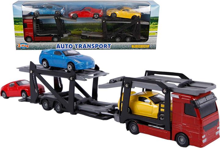 Produktbild 2-Play Druckguss-Transporter mit PKW