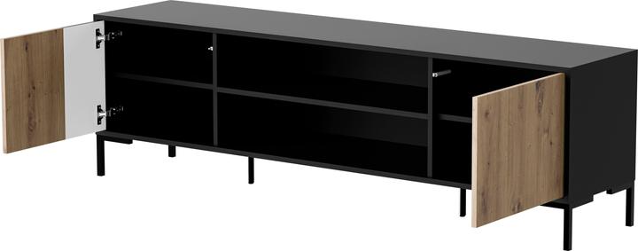 Image du produit Cama RTV Armoire MERCI RTV Armoire 180 x 40 x 53 5 cm noir/chêne artisanal