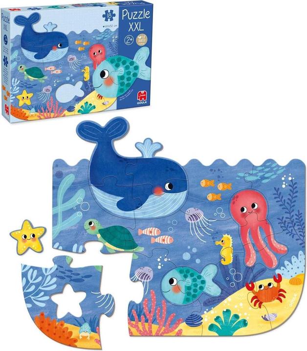 Actual product image Goula Puzzle XXL 13 pieces Ocean (18 pieces)