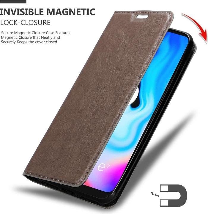 Image du produit Cadorabo Book Couverture magnétique invisible (Motorola Moto E7 Plus)