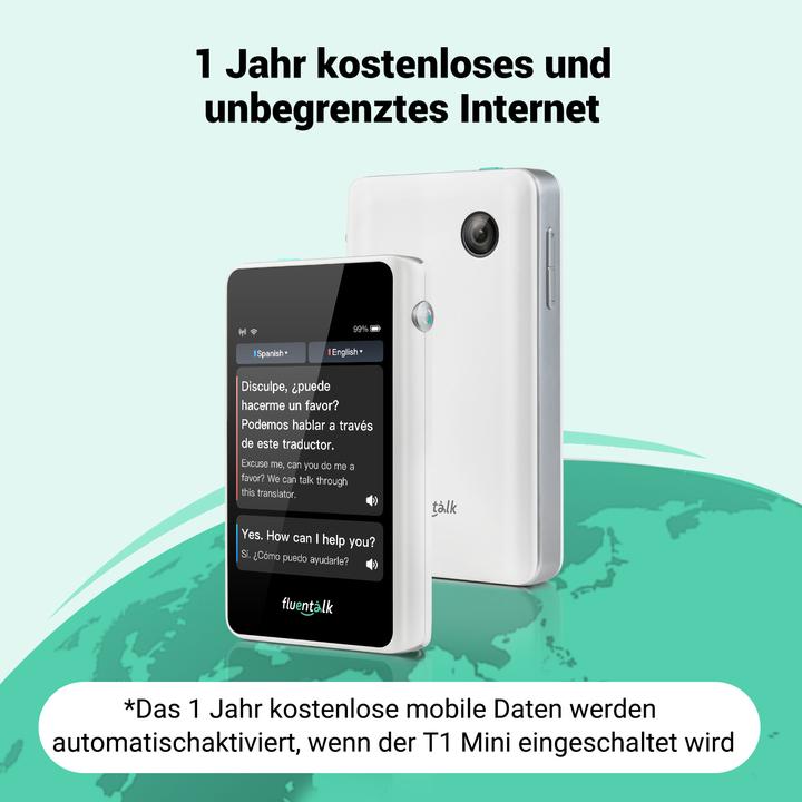 Image du produit Timekettle Fluentalk T1 Mini Handübersetzer (1 Go)