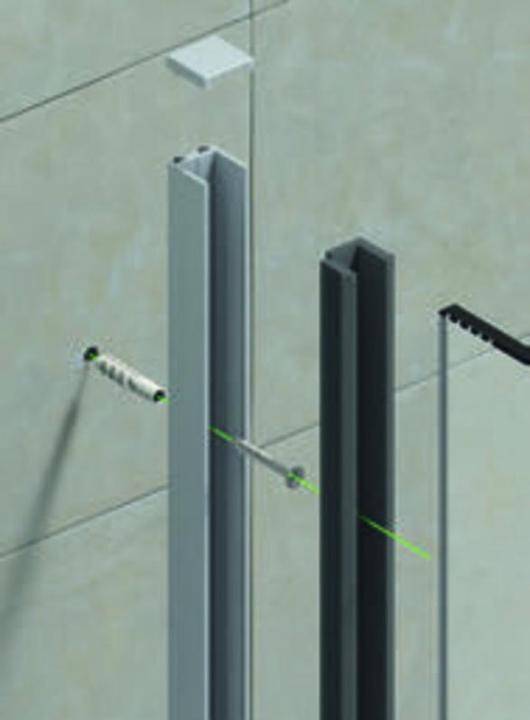 Actual product image Pauli+Sohn Wall connection U-profile 8830