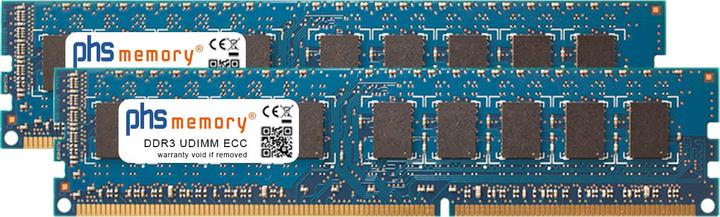 Image du produit PHS-memory 16GB (2x8GB) Kit Mémoire RAM pour Netgear ReadyNAS RN 3138 DDR3 UDIMM ECC 1600MHz PC3L-12800E (Netgear ReadyNAS RN 3138, 2 x 8GB)