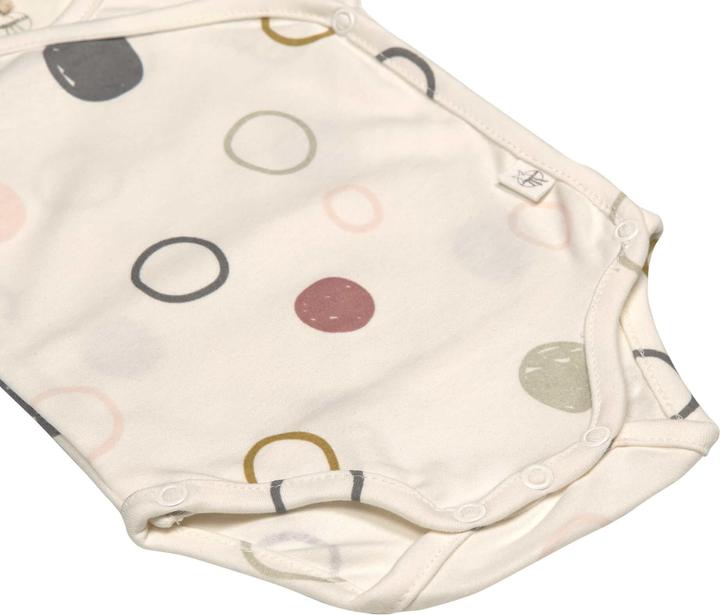 Actual product image Lässig Long Sleeve Swaddling Body Circles White Gr. 50/56 (50, 56)