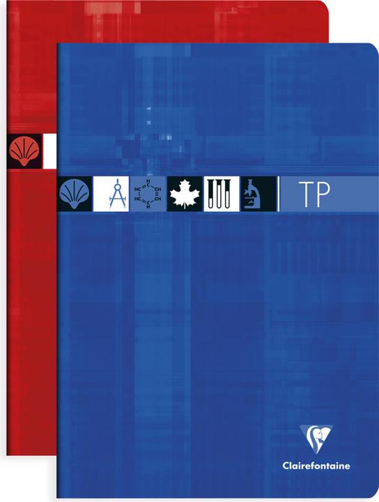 Image du produit Clairefontaine Carnet avec règle / vide (A4, Quadrillé, Couverture souple)