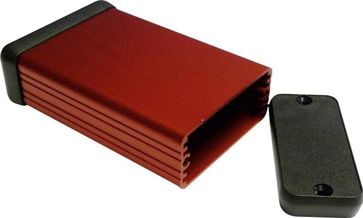 Produktbild Hammond 1455C802RD Universal-Gehäuse 280 x 191 x 66 Aluminium extrudiert Schwarz (eloxiert) 1 St. (Gehäuse)