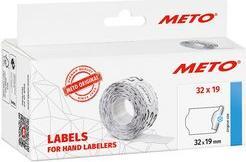 Produktbild METO Etiketten für Preisauszeichner, 26 x 16 mm, weiss geeignet für Classic M, 2-zeilig