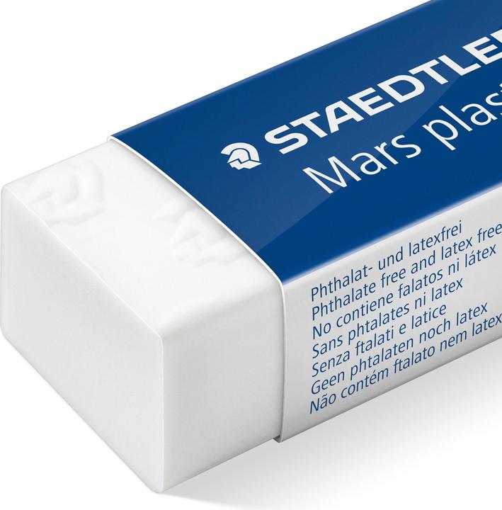 Actual product image Staedtler rasoplast 526 B-9 eraser blister card with 2 erasers